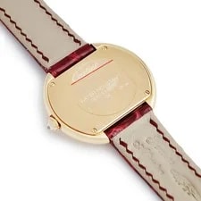 Cartier LM 81162091 Diamond 32mm Beige Dial Quartz 2091 #HDW216 2