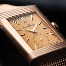Jaeger-LeCoultre Reverso Tribute Stickers Monoface Rose Gold Mesh Bracelet 4