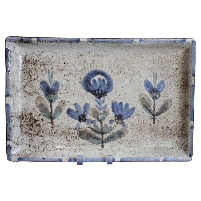 Gustave Reynaud, Le Murier — Mid-Century French Ceramic Tray By Gustave Reynaud / le Mûrier — decorative_object — resale