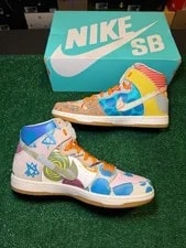 Nike SB Dunk High Thomas Campbell Dunk, Size 11, Worn 2-3x, With Box 3