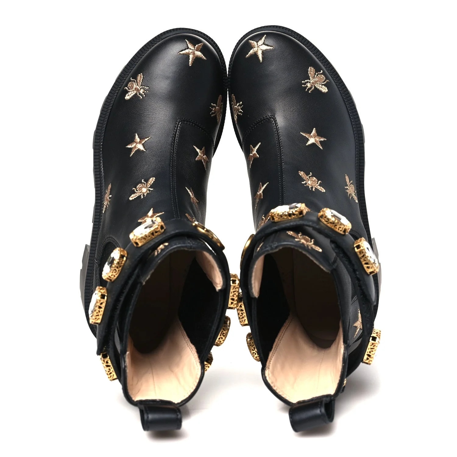 Bee Star Embroidered Belt Ankle 36.5 2