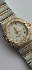 Omega Constellation 18kt Red Gold & Steel Diamond Bezel 2