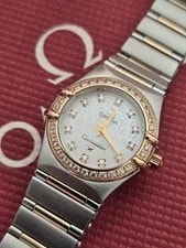 Omega Constellation 18kt Red Gold & Steel Diamond Bezel 3