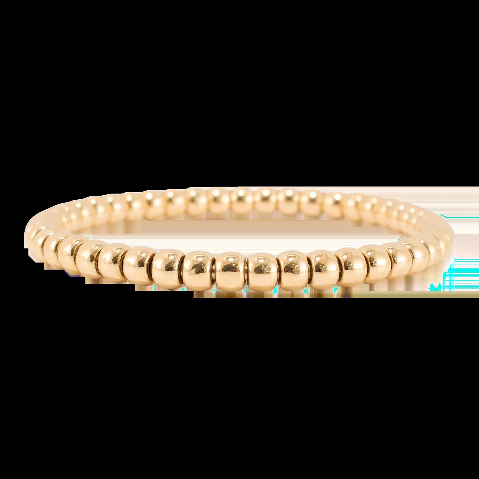 14k Yellow Gold Flexible Beads Link — Jewelry — resale