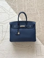 Hermès — Auth Hermès Birkin 30 Nuit Palladium — Handbag — resale