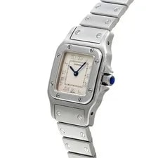 Cartier Santosgalbe SM W20024D6 Ivory Watches Quartz Ginzo 2