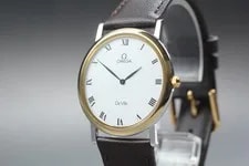 Omega de Ville Cal.1478 White Roman Dial Quartz 2