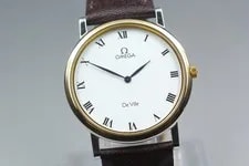 Omega de Ville Cal.1478 White Roman Dial Quartz 4