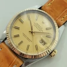 Rolex — Rolex Oyster Datejust Ref 16013 1970s 36mm 18k SS Automatic Swiss RA558B — Watch — resale