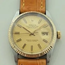 Rolex Oyster Datejust Ref 16013 1970s 36mm 18k SS Automatic Swiss RA558B 2