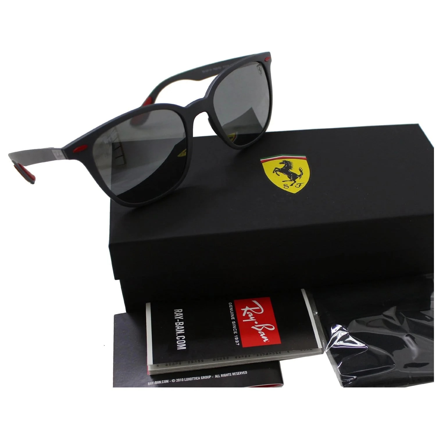 Ray-ban RB4297M-F626/6G Scuderia Ferrari Collection Sunglasses Mirror Lens 2