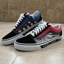 Vans — Vans Old Skool Mismatch Korea ’S Size 8.5 10W Floral Shoes 721454 — Sneaker — resale