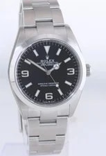 2022 NEW Papers Rolex Explorer Black Oyster Steel 36mm 124270 Box 3