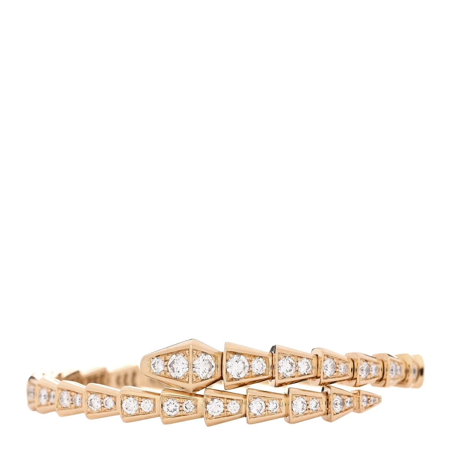 Bulgari — 18K Yellow Gold Serpenti Viper Pave M — Jewelry — resale