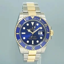 2018 Papers Rolex 116613LB Submariner Blue Ceramic Two Tone Yellow Gold 2