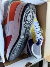 Nike Air Force 1 '07 LV8 Rubik's Cube /FN6840 657 Size 10.5 NEW 3
