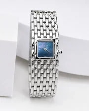 Cartier — Cartier Panthere Blue Shell Dial SM Quartz Woman Working — Watch — resale