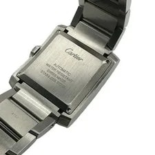 Cartier Tank Francaise LM WSTA0067 Silver Stainless Steel Automatic #OK874 2