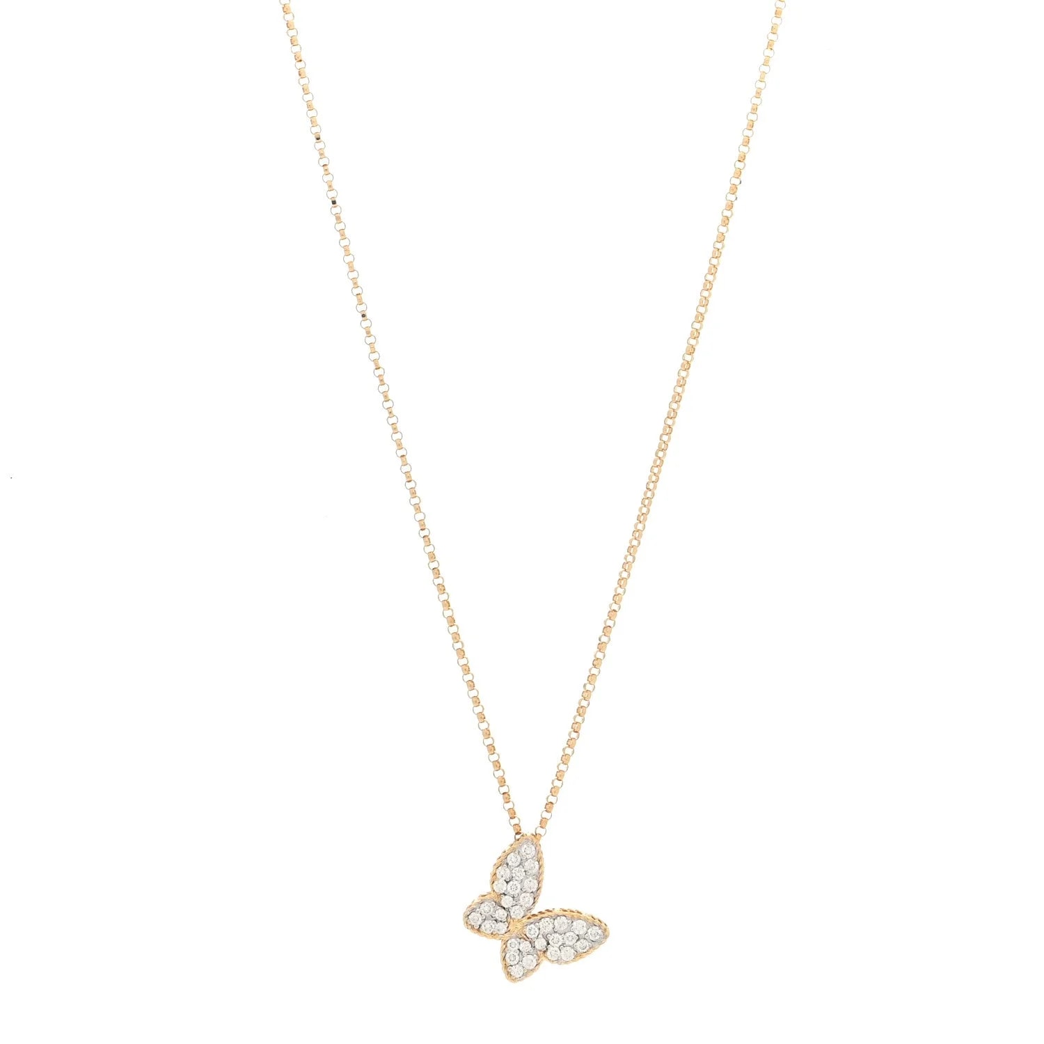 Roberto Coin — 18K Yellow Gold Princess Butterfly — Jewelry — resale