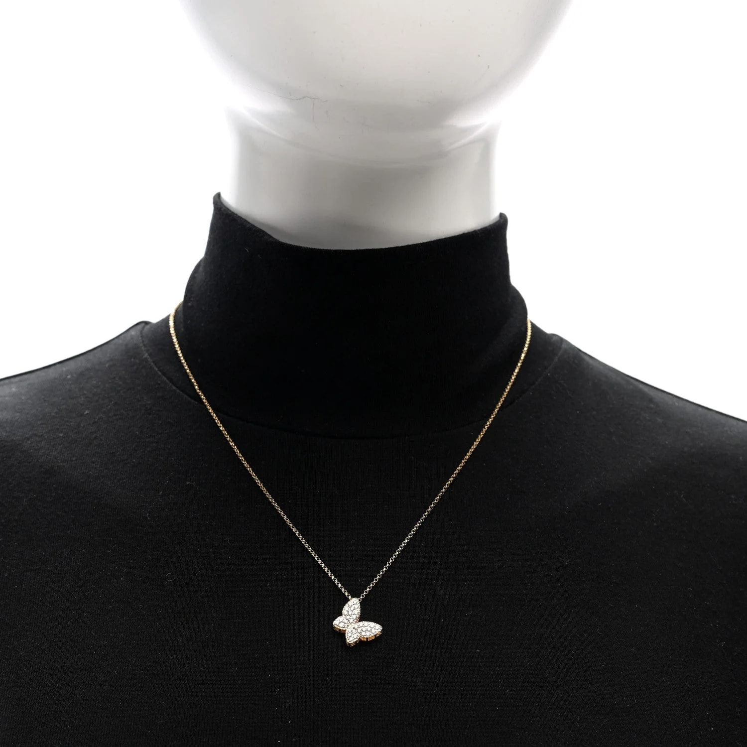 18K Yellow Gold Princess Butterfly 2