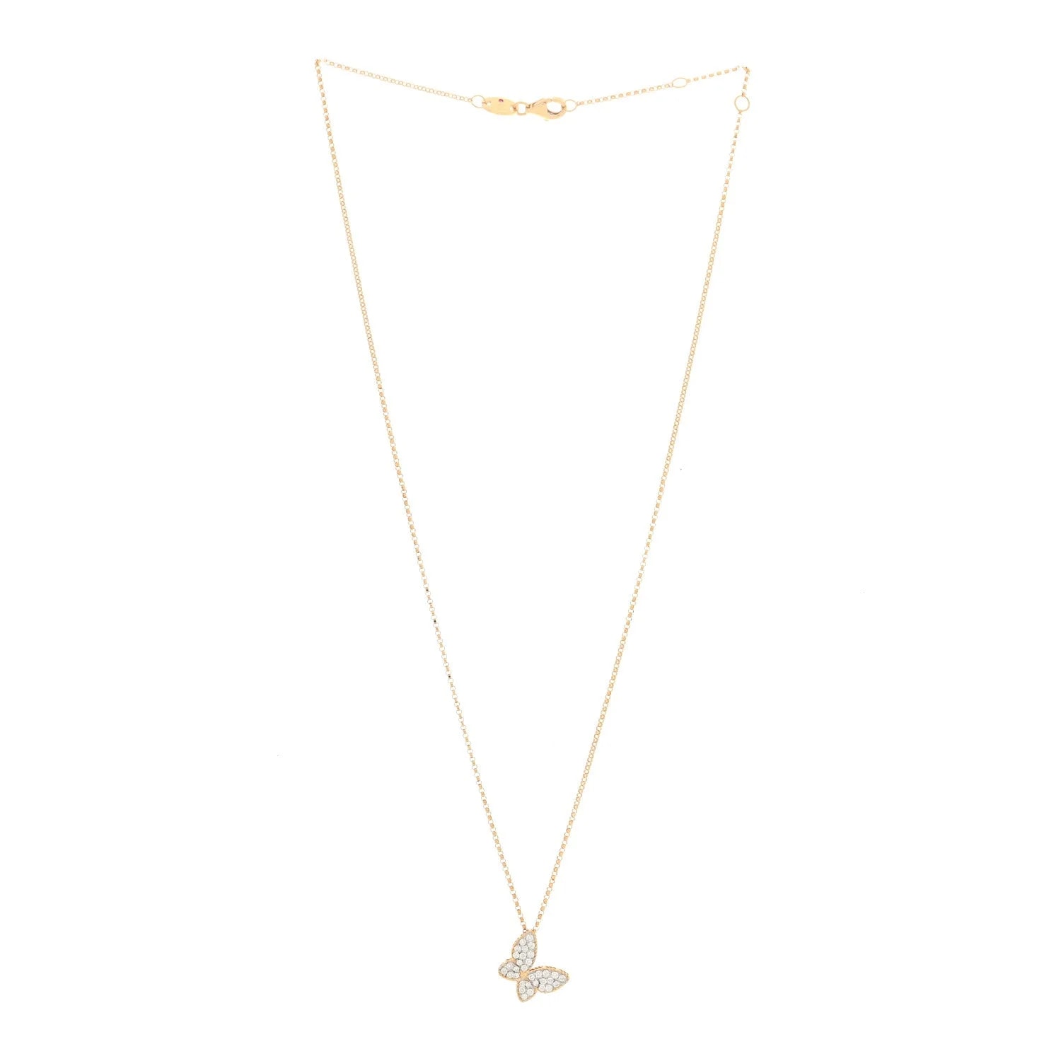 18K Yellow Gold Princess Butterfly 3
