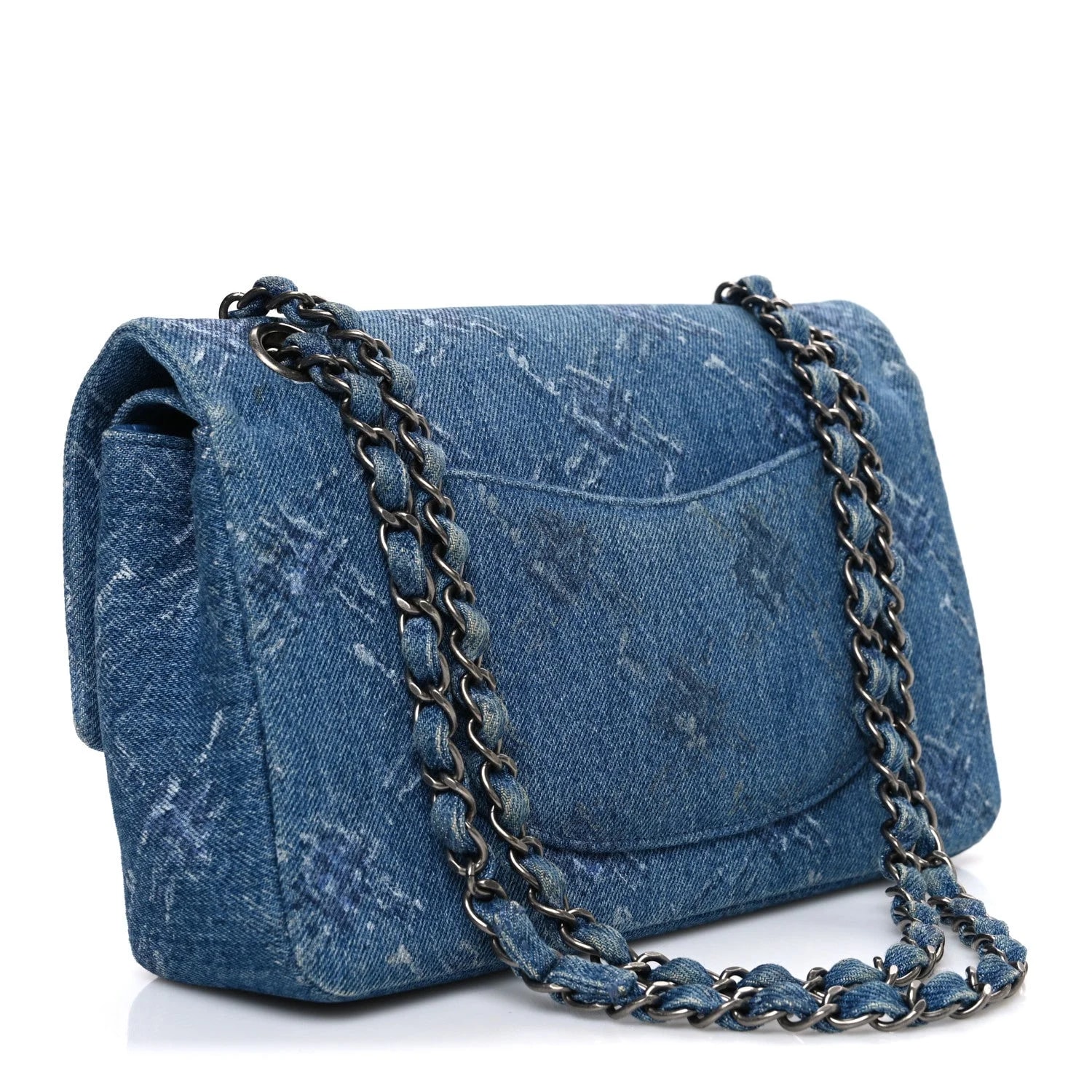 Bleached Chain Medium Double Flap 3
