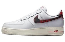 Nike — [DV0789-100] -- Nike Air Force 1 Low '07 LV8 Tartan Plaid University Re — Sneaker — resale