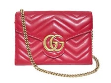 Gucci — Authentic Gucci GG Marmont Chain Wallet 474575 — Handbag — resale