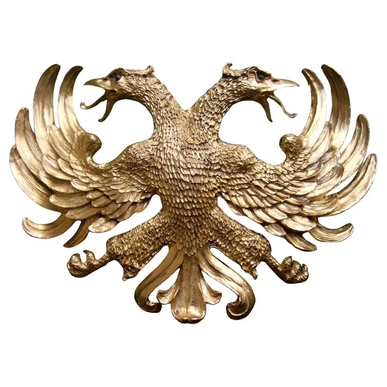 Christopher Ross — Christopher Ross Massive Plated Double Headed Eagle Belt Buckle C 1983 — Accessory — resale