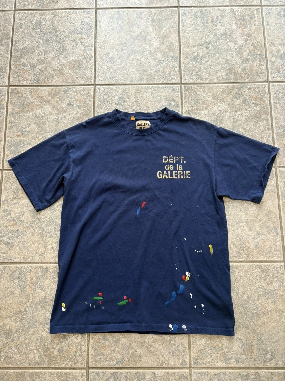 Gallery Dept. Logo Painted T Shirt — streetwear — resale