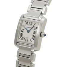 Cartier Tank W51008Q3 ( 2384) 18mm Stainless Steel Silver #WW4802 2
