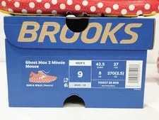 Brooks Ghost Max 2 Minnie Mouse RunDisney 2025 Polka Dot ’s 9 Wide 2E New 2