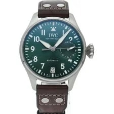 IWC Big Pilot 7 Days IW501015 Stainless Steel / Leather mensWatch Gree... 2