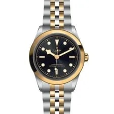 Tudor Black Bay 32mm Automatic 18K Gold / Steel w/Black Dial. (M79583) 2