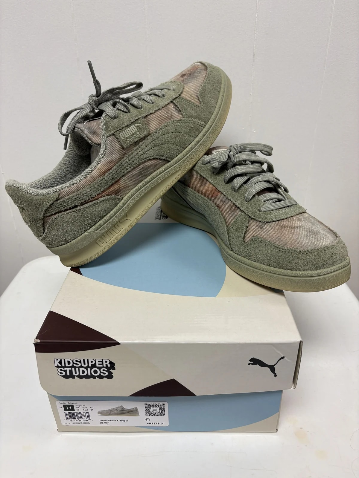 Puma — Puma Indoor Distressed KidSuper Lux Army (402378-01) — Sneaker — resale