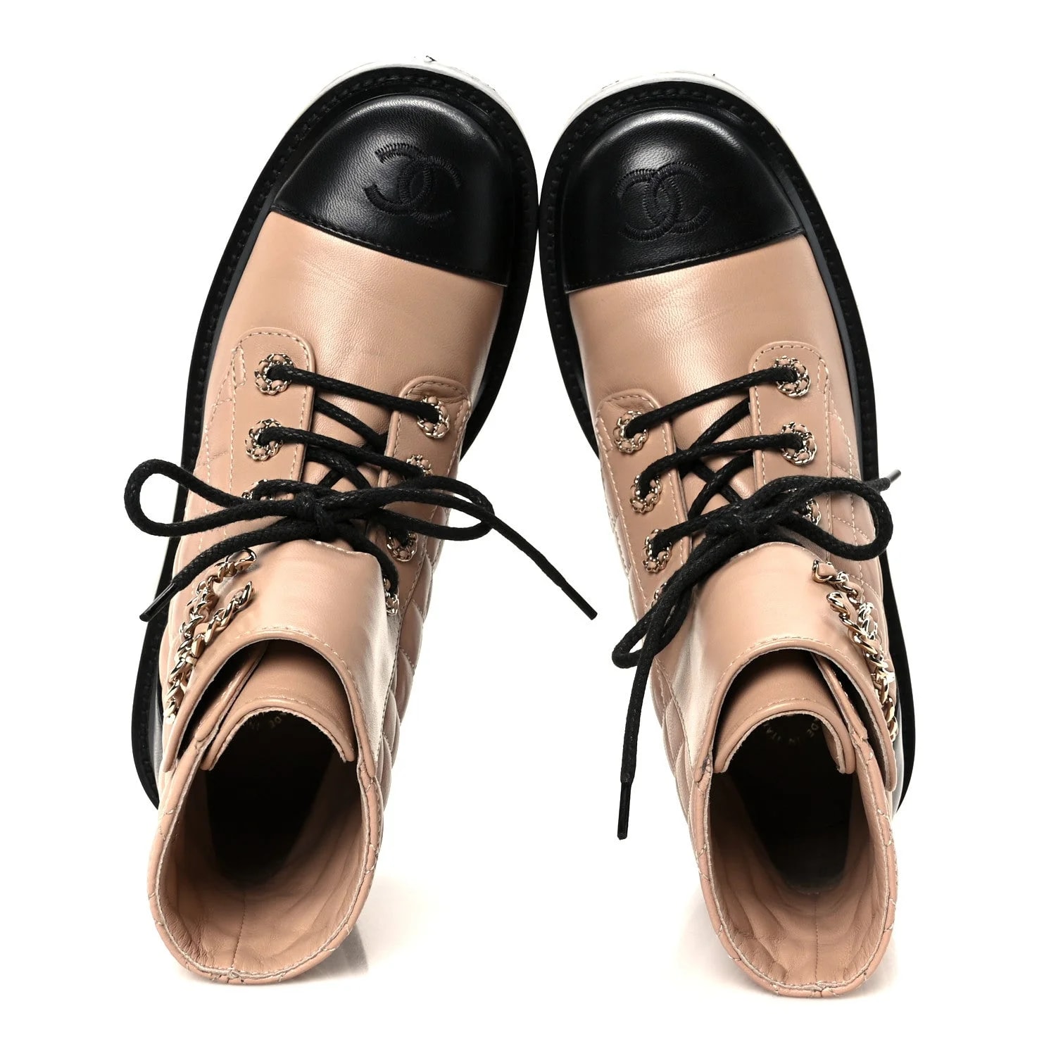 Shiny Lace Up Combat 36 2