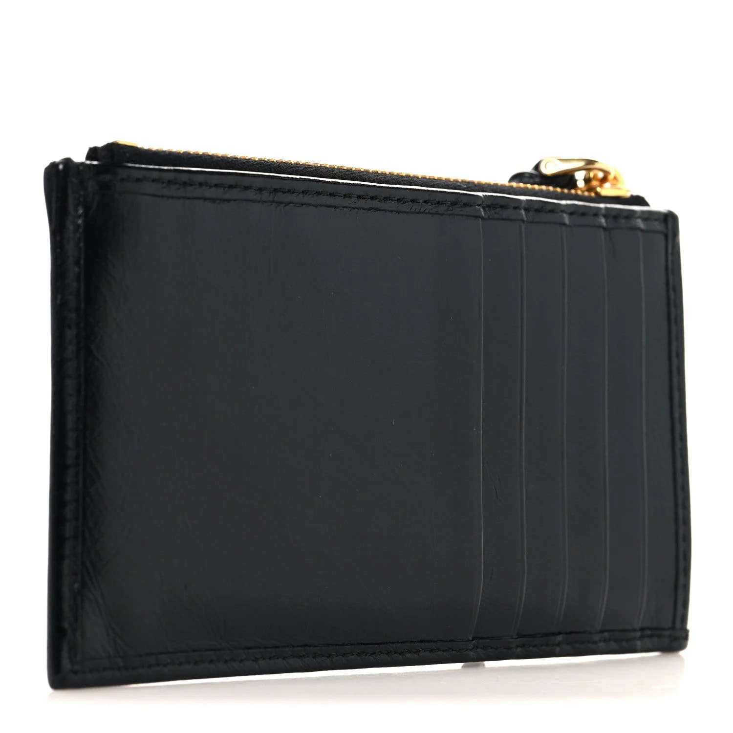 Glossy Triangle Zip Card Holder 3