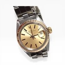 Rolex Date 26mm Two Tone Champagne Oyster Automatic 6917 Circa 1981 2