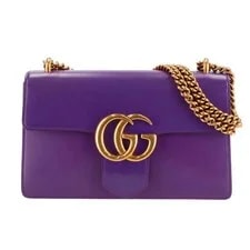 Gucci — Gucci GG Marmont Flap Chain 431777 527 B Rank 24 — Handbag — resale
