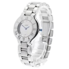 Cartier — Cartier Must DE W10109T2 28mm SS Silver #C9735 — Watch — resale