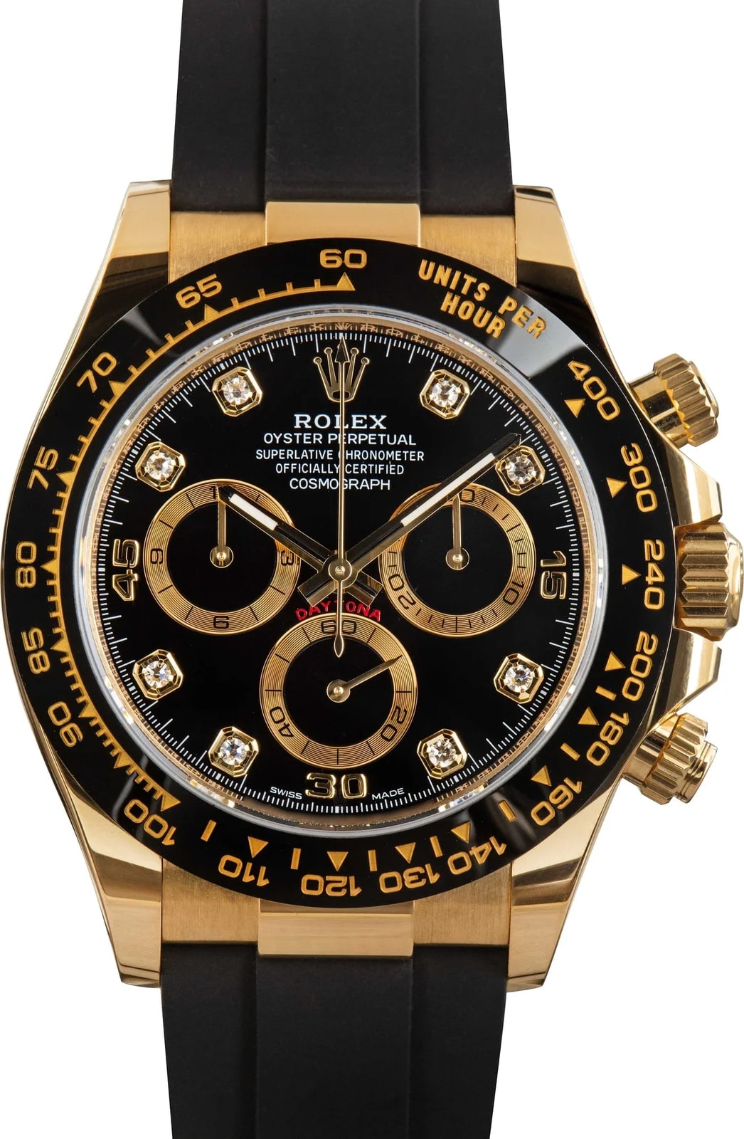 Rolex — Rolex Daytona Ref 116518 Black Diamond Dial — Watch — resale