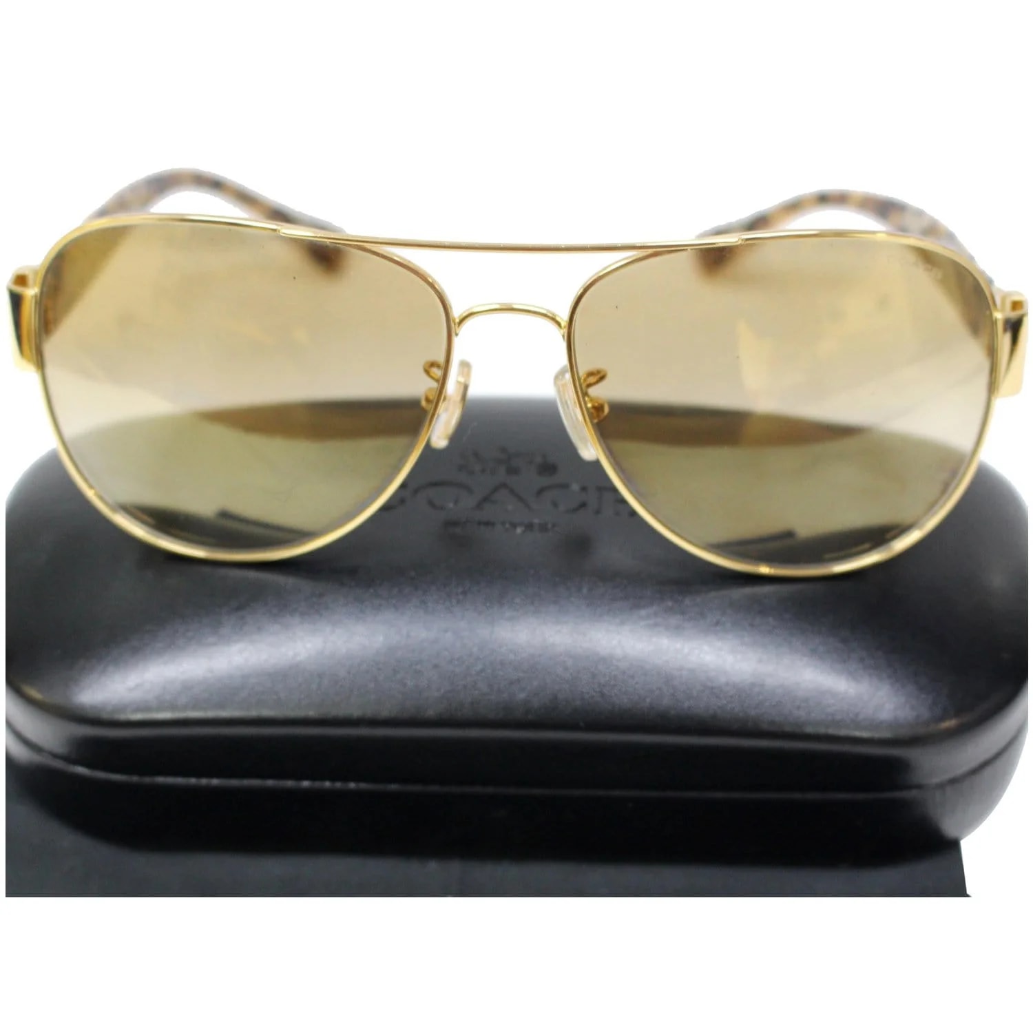Coach HC7059 Pilot Sunglasses Flash Lens - Final Sale 2