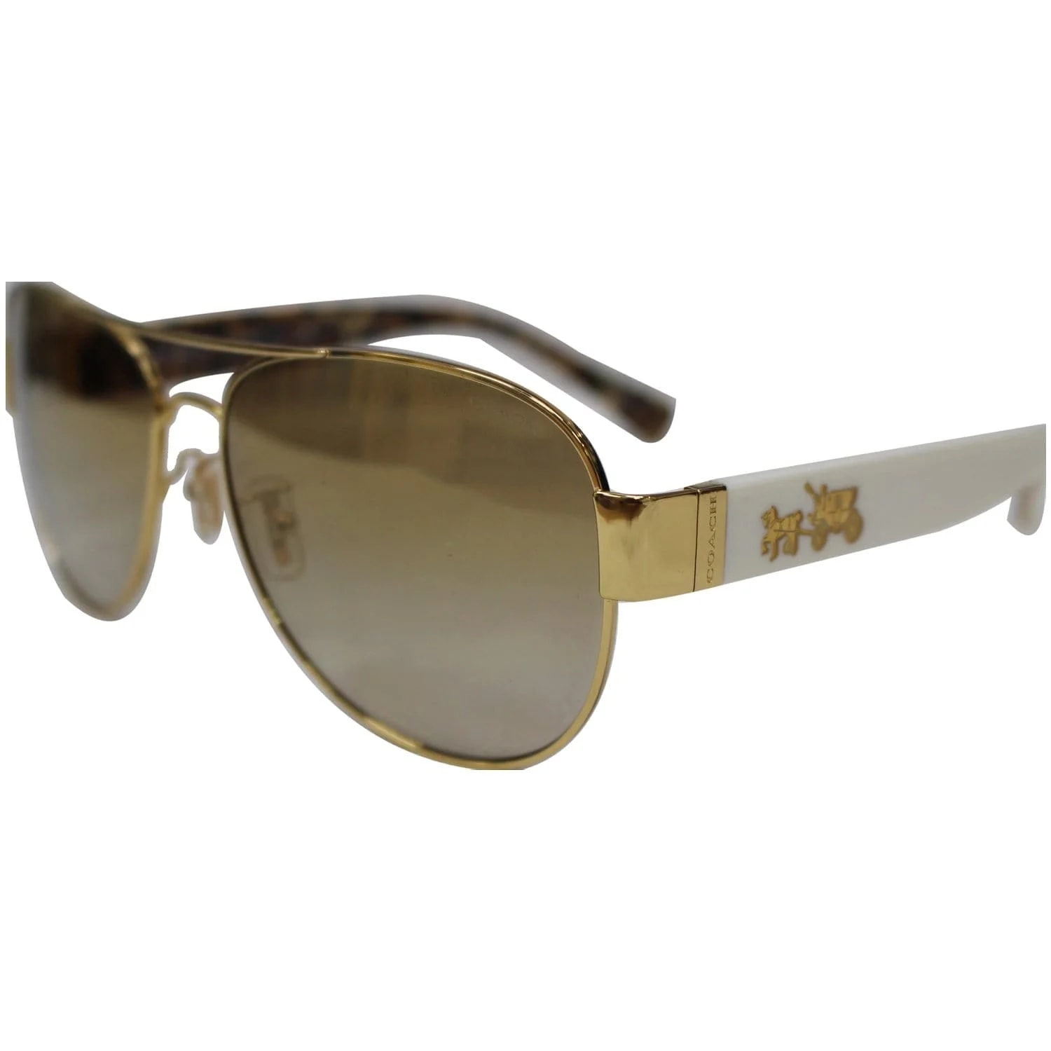 Coach HC7059 Pilot Sunglasses Flash Lens - Final Sale 3