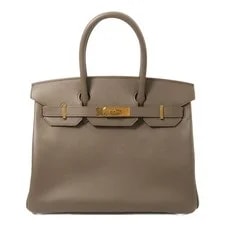 Hermès — Hermes GHW Birkin 30 Etain — Handbag — resale