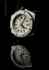 Audemars Piguet Royal Oak Offshore Diver 15710ST White Silver Dial Full Set 42mm 4
