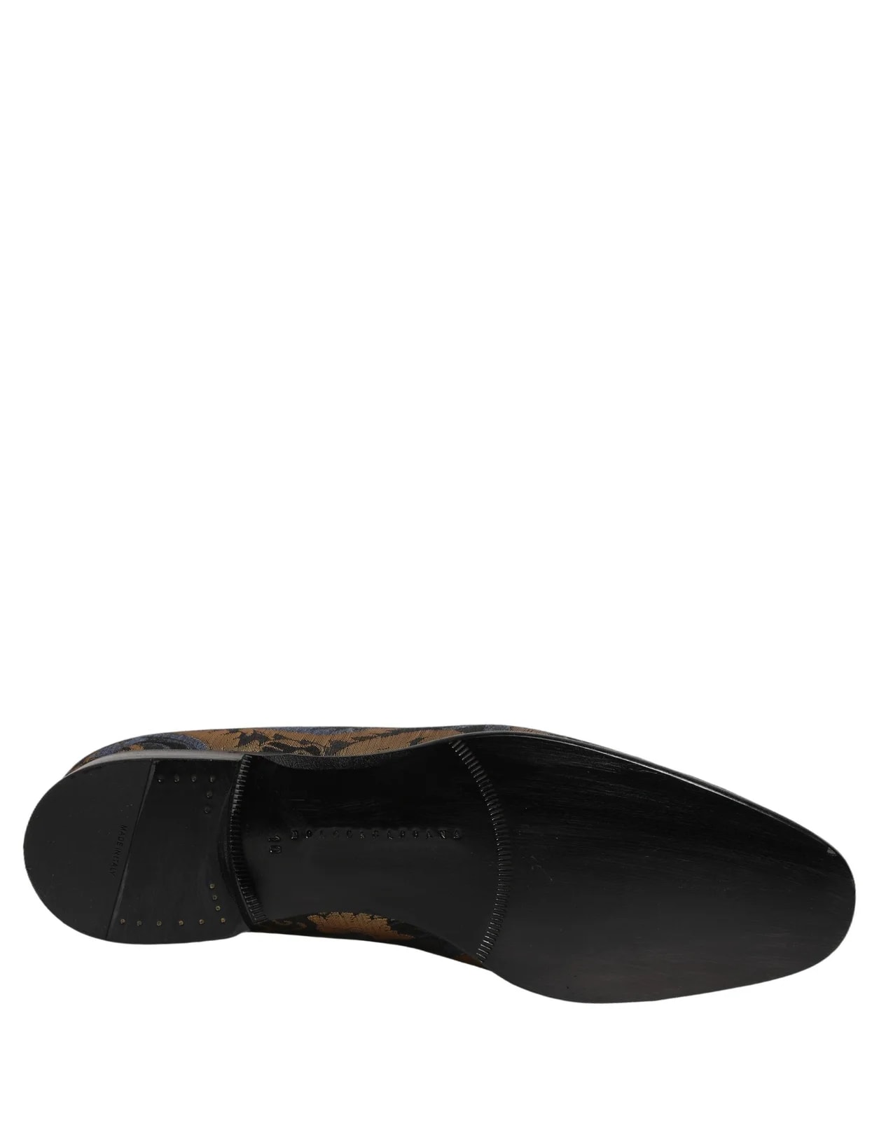Dolce & Gabbana — Dolce & Gabbana Brocade Slip on Dress Loafers Shoes — Designer Shoe — resale