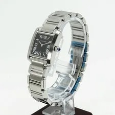 Cartier Tank Francaise SM Asia Limited Black Dial W51026Q3 With Qu 2
