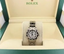1999 Rolex Datejust 80319 White Roman Dial 18kt Pearlmaster WG No Papers 29mm 3