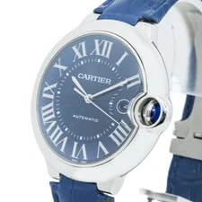 Cartier Ballon Bleu de WSBB0027 42MM Blue Guilloche Dial With 2