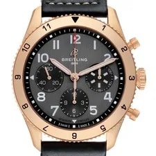 Breitling — Breitling Classic AVI P-51 Mustang Rose Gold R23380 Box Card — Watch — resale